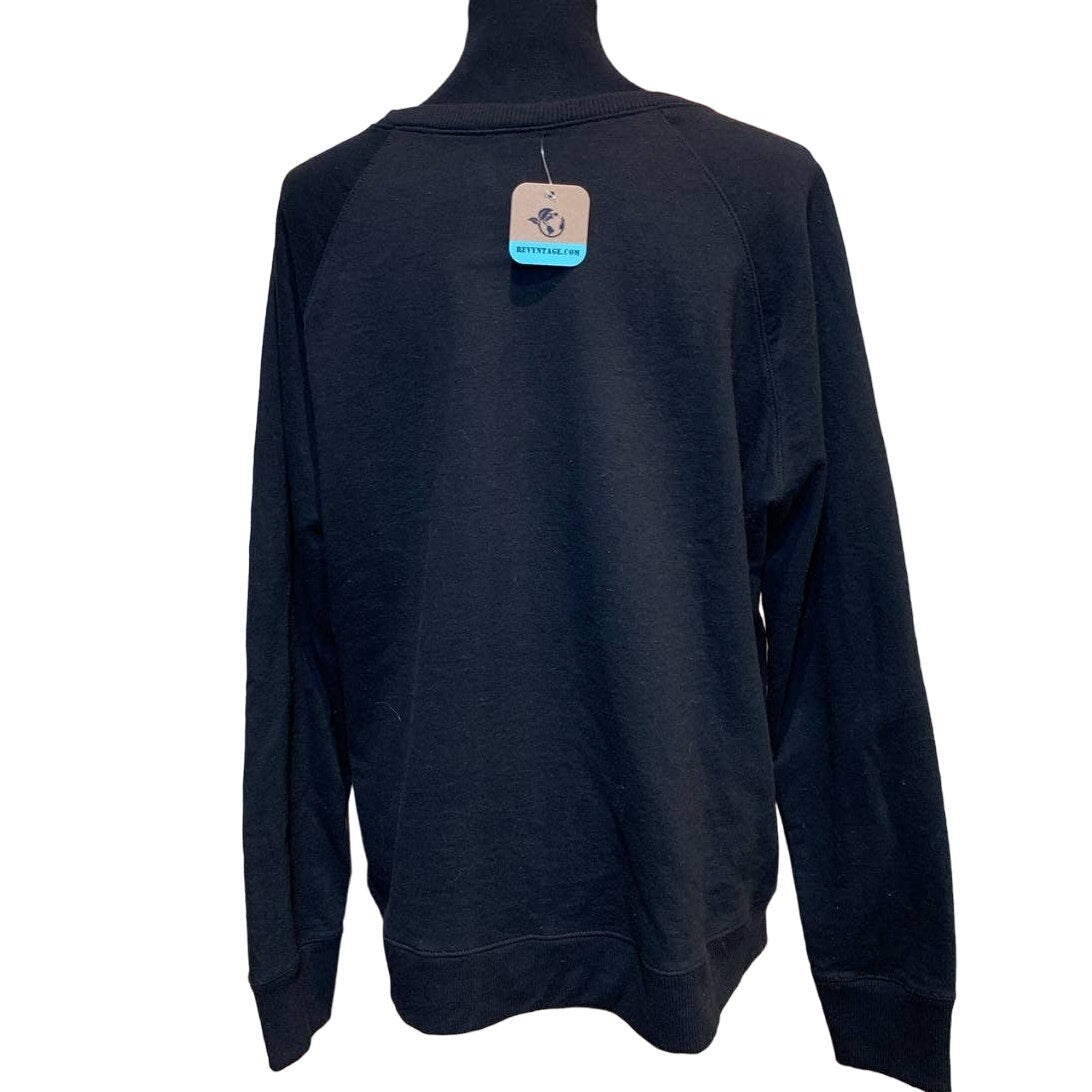 Wingspan Inspired Mens 2XL Northern Cardinal Hand Printed Upcycled Sweatshirt