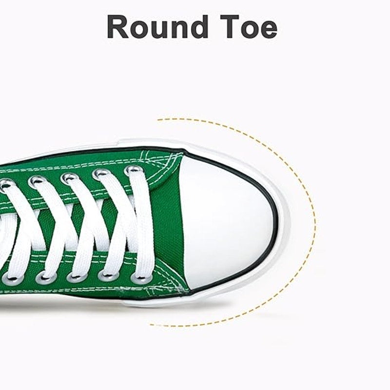 Mens Size 12 Green Sneakers Low Top Lace Up Round Toe Canvas Casual Shoes