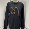 Women's Horse Outline Wool Cashmere Sweater