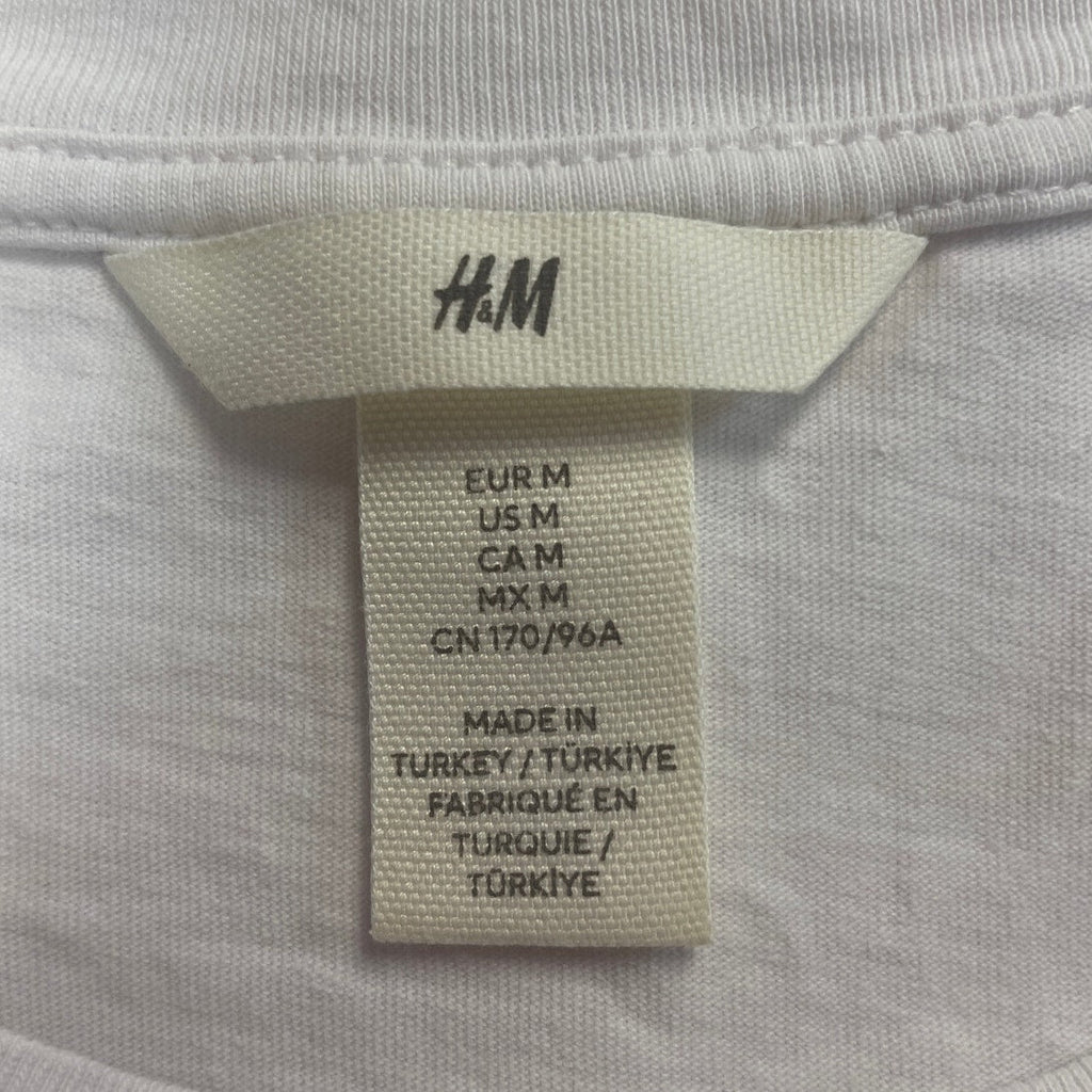 H&M Mens Medium 100% Cotton SOHO Manhattan NYC Short Sleeve Crew Neck Tee Shirt