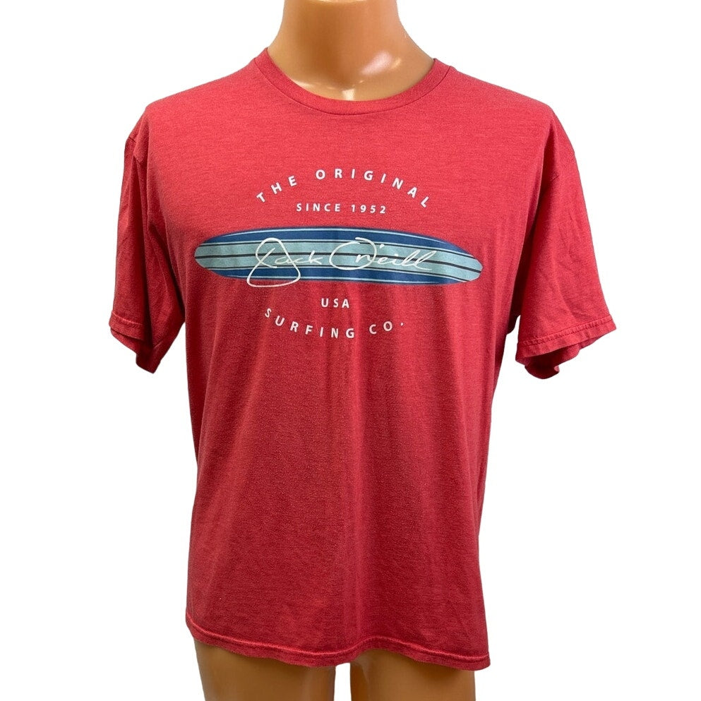 Jack O'Neill Mens Large The Original Surfing Co Surfboard Short Sleeve Tee Shirt