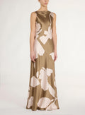Mara Printed Silk Maxi Dress