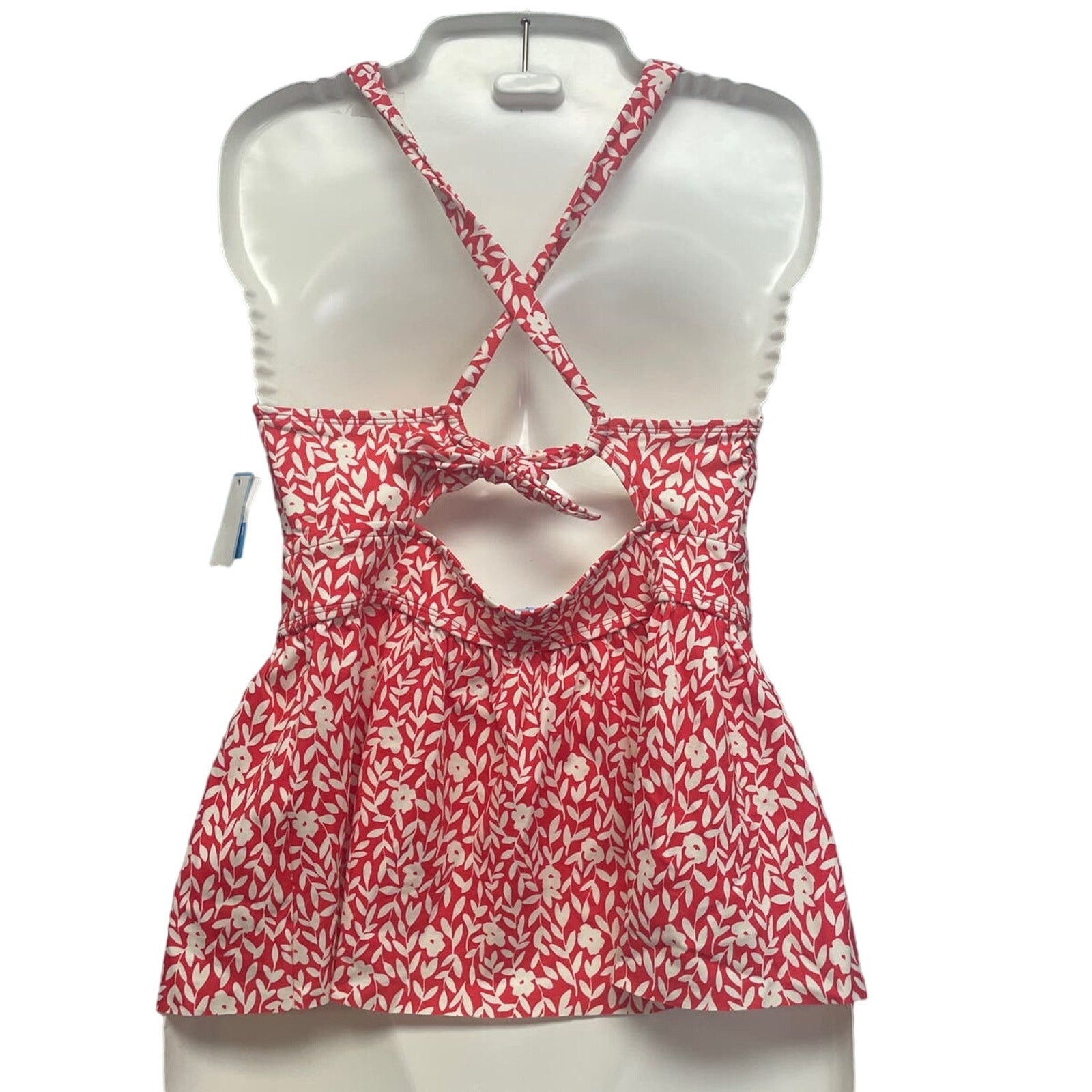 New Draper James Womens XS UPF 50+ Summer Picnic Halter Swim Top ONLY