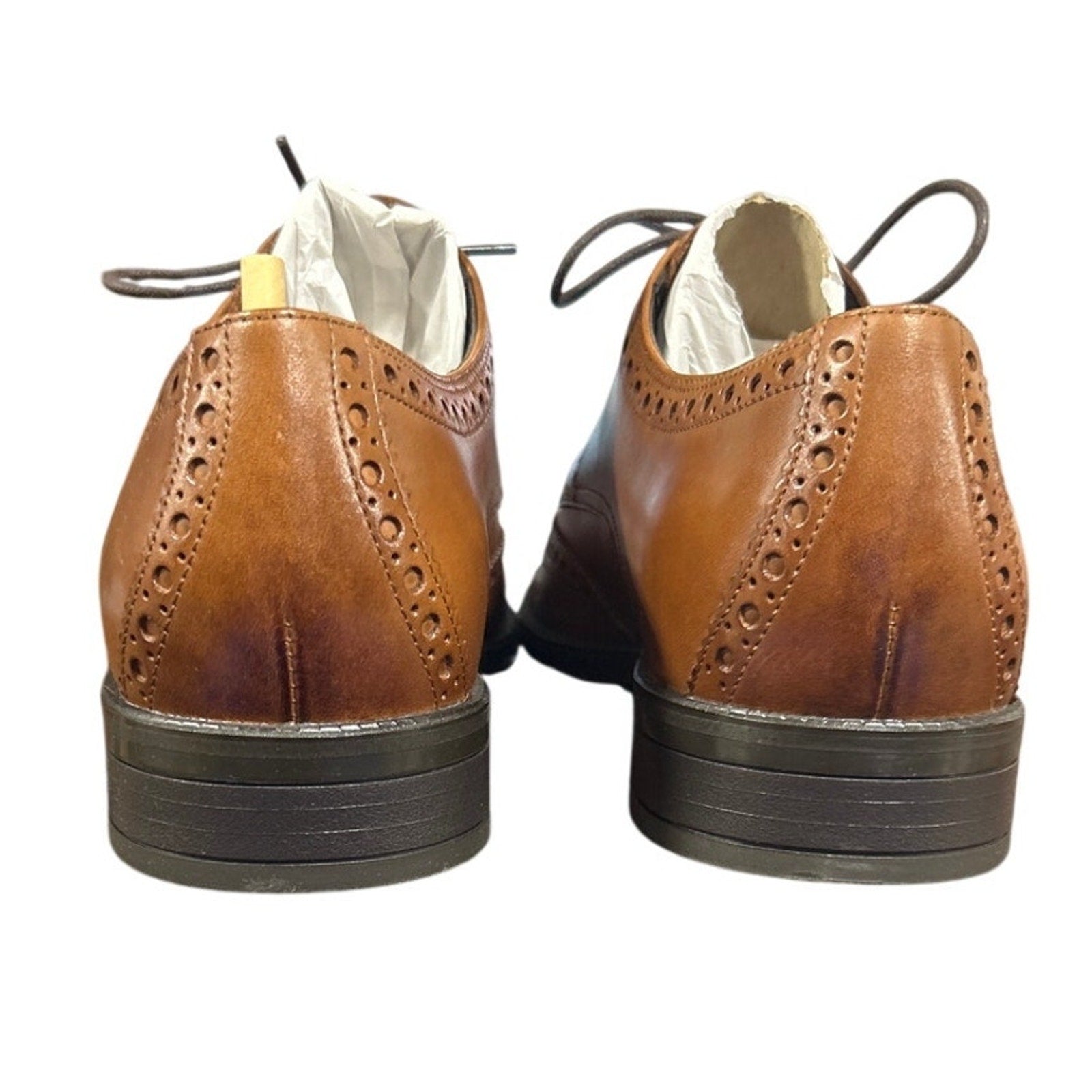 New W Box Cole Haan Mens Size 10 British Tan Leather Wing Oxford Grand 360 Shoes