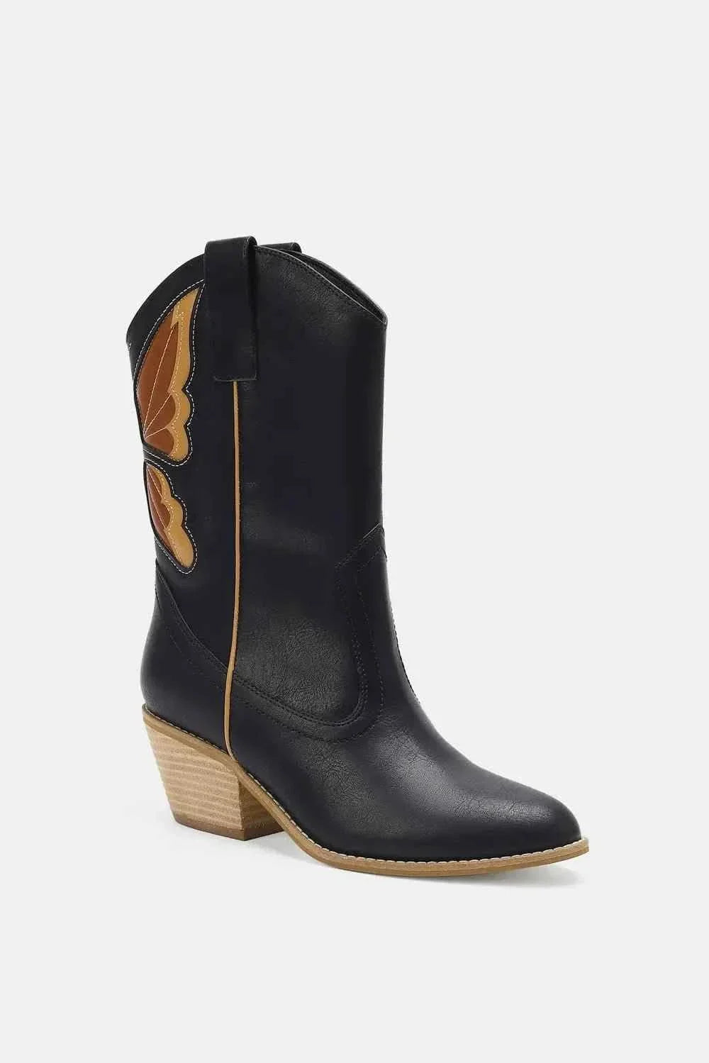 Beast Fashion Butterfly Cut : Detail Point Toe Boots