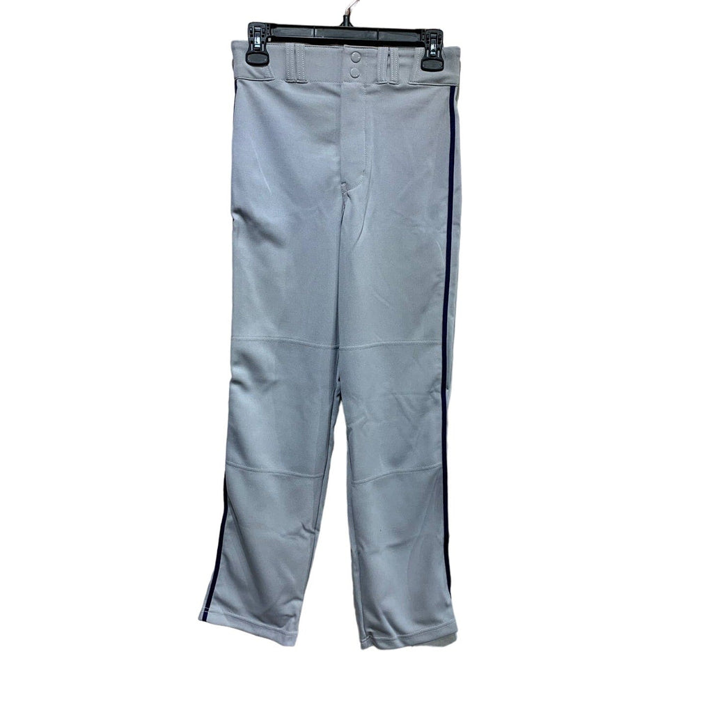 New Champro Sports Youth Large Baseball Polyester Zipper Pants w Navy Stripe