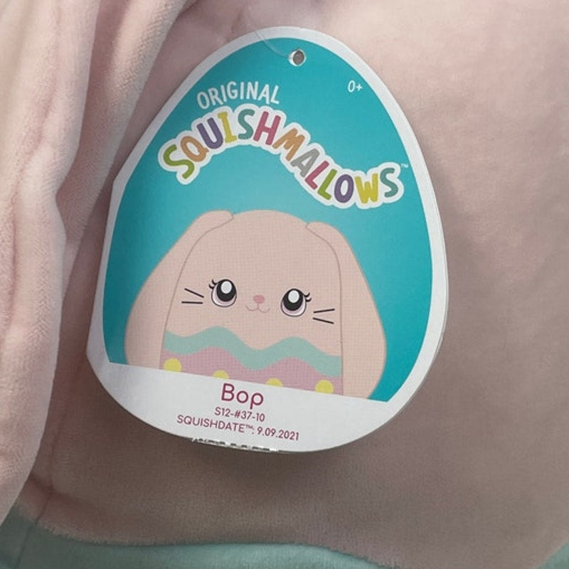 Original Squishmallows Bop th Pink Easter Bunny 12" Stuffed Animal Plush w Tag