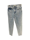 Women's Straight Jeans With Heart Back Pocket