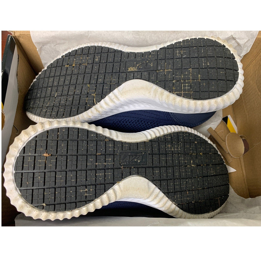 Avia Womens Size 6 Navy Blue Anchor Mesh Slip On Slip Resistant Non Skid Shoes