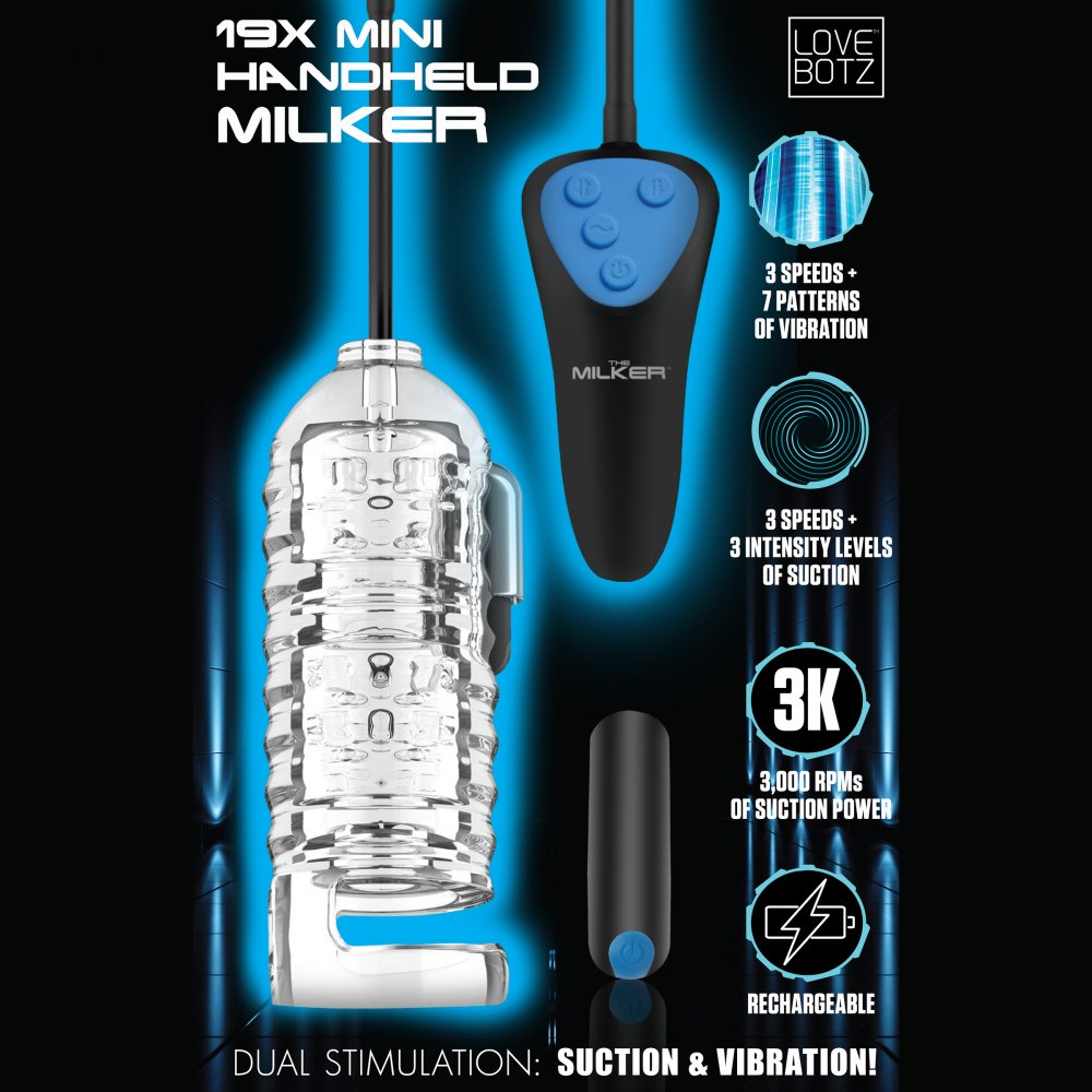 LoveBotz 19X Mini Handheld Milker