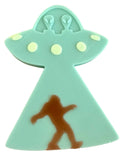 3D Large Alien Head Capturing Bigfoot Soap