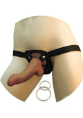 All American Whoppers Vibrating Dildo with Universal Harness Latin