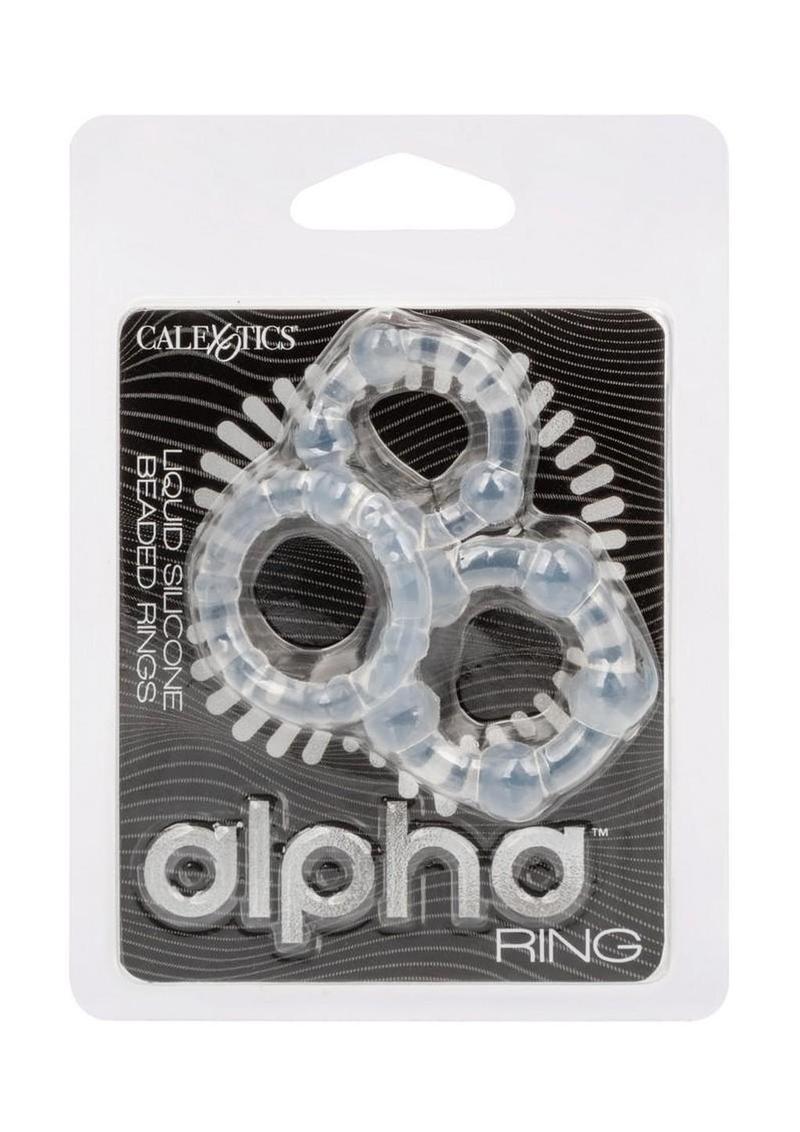 Alpha Liquid Silicone Beaded Rings