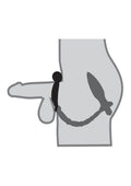 Anal Fantasy Collection Silicone Ass Kicker Plug with Cock Ring Waterproof