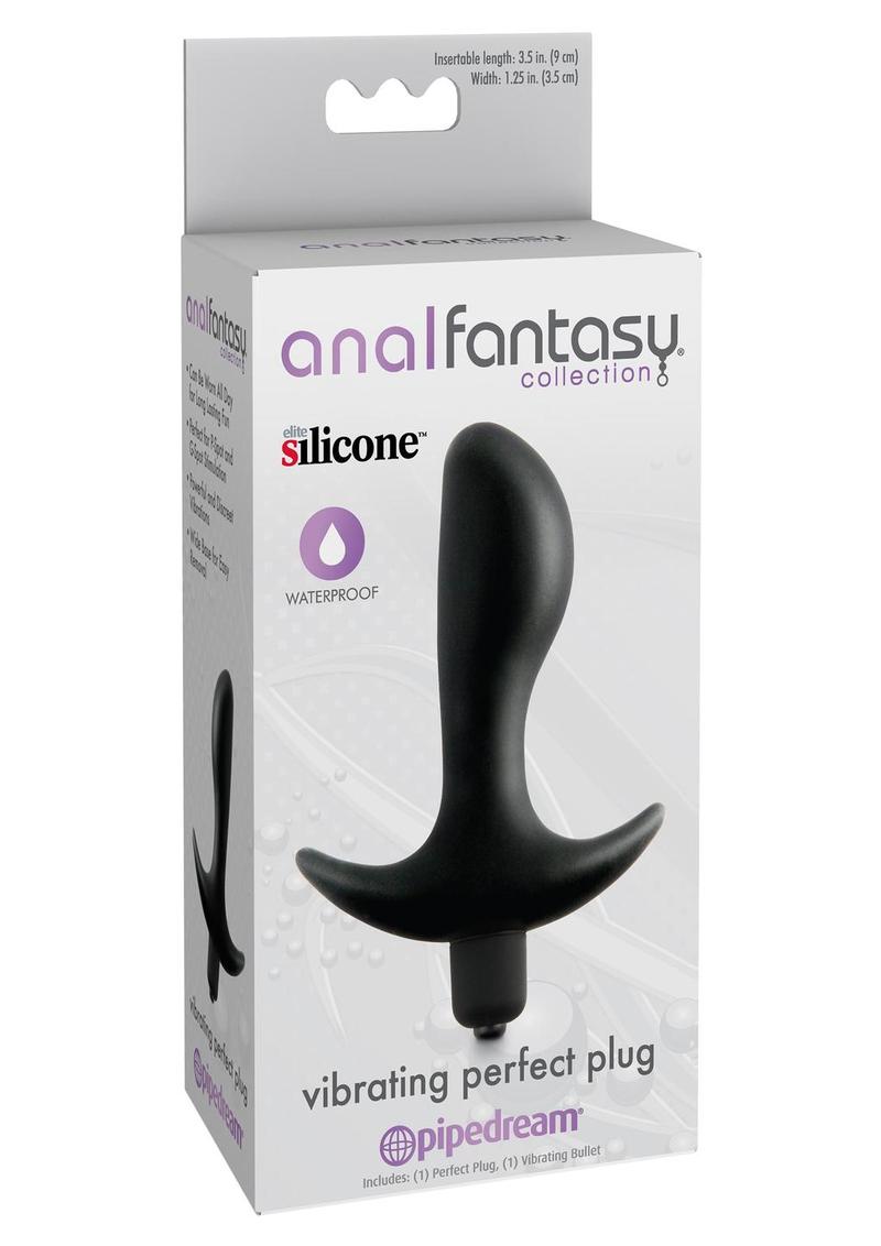 Anal Fantasy Collection Vibrating Perfect Silicone Plug Waterproof