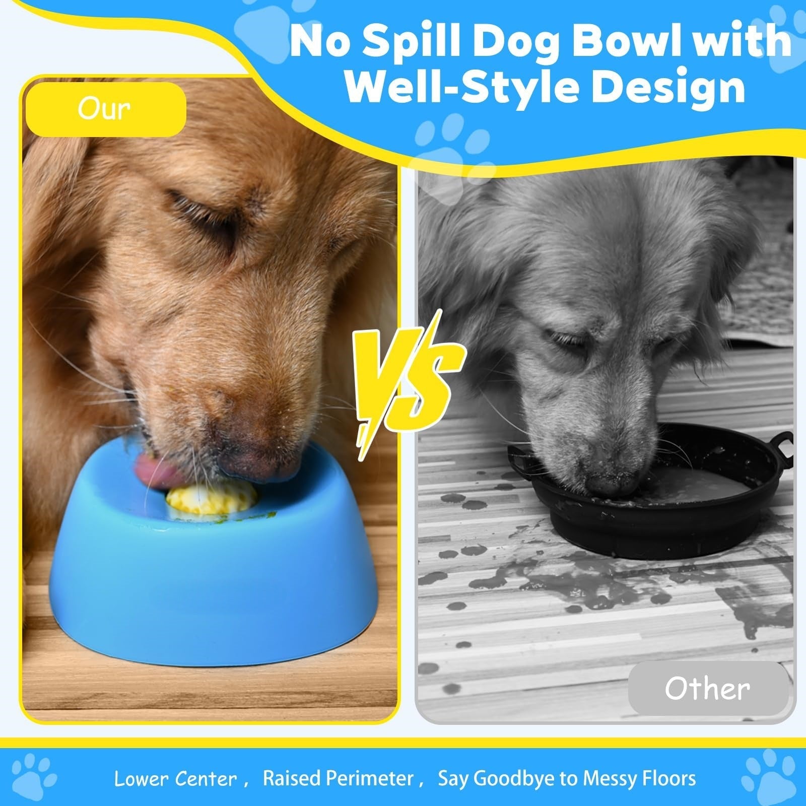 Pet Slow Feeder Licking Bowl – Anti-Choking Dog Slow Feed Bowl for Yogurt, Peanut Butter & Liquid Treats