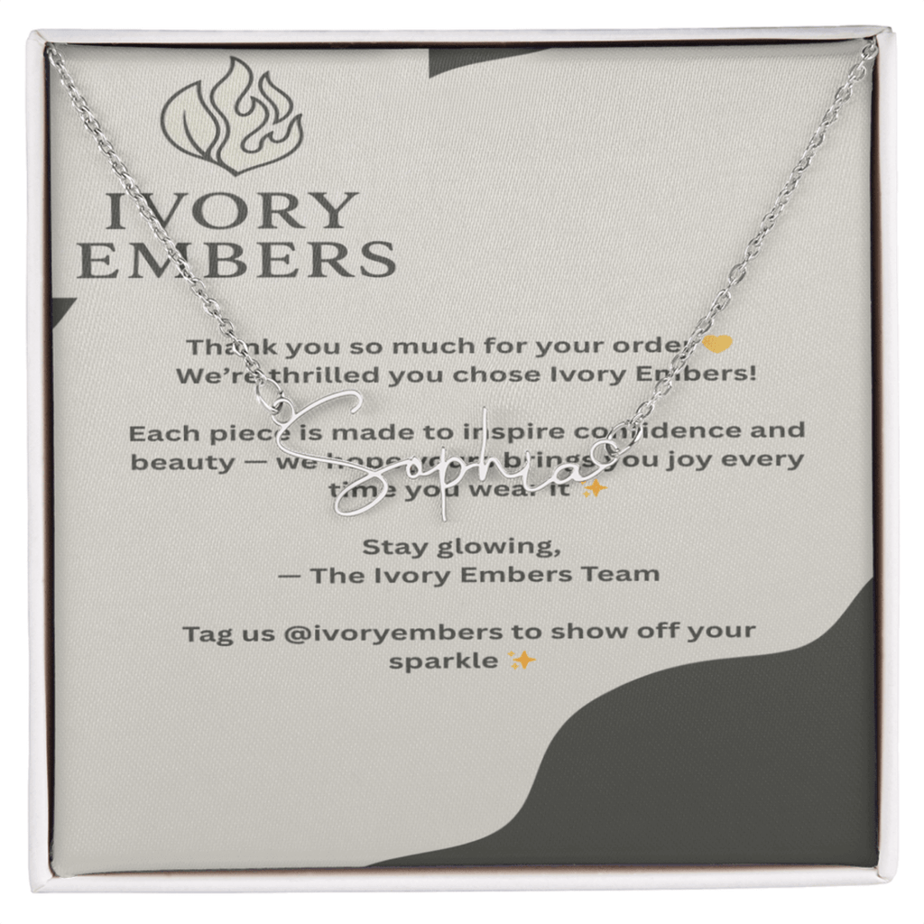 TrueScript Signature Necklace