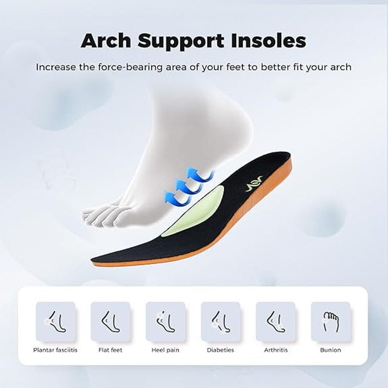 New Mens Size 7 Gray Navy Arch Support Orthotic Lace Up Athletic Shoes w Flaw