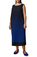 Danzare Pleated Crepe Maxi Tank Dress