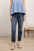 Highrise Slim Straight Jeans