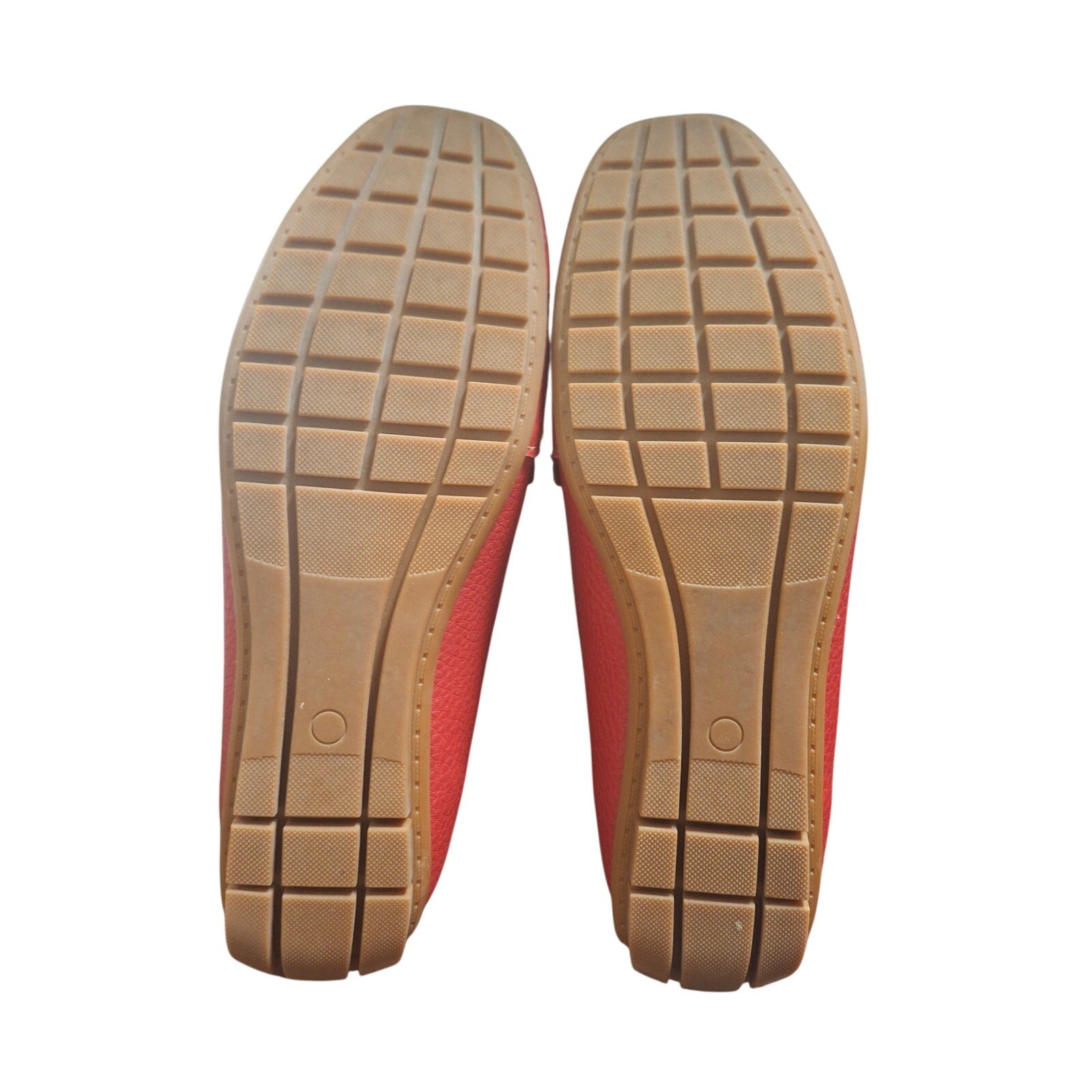 Kordal Womens Size 8 Red Loafers Flats Slip On Faux Leather Casual Dress Shoes