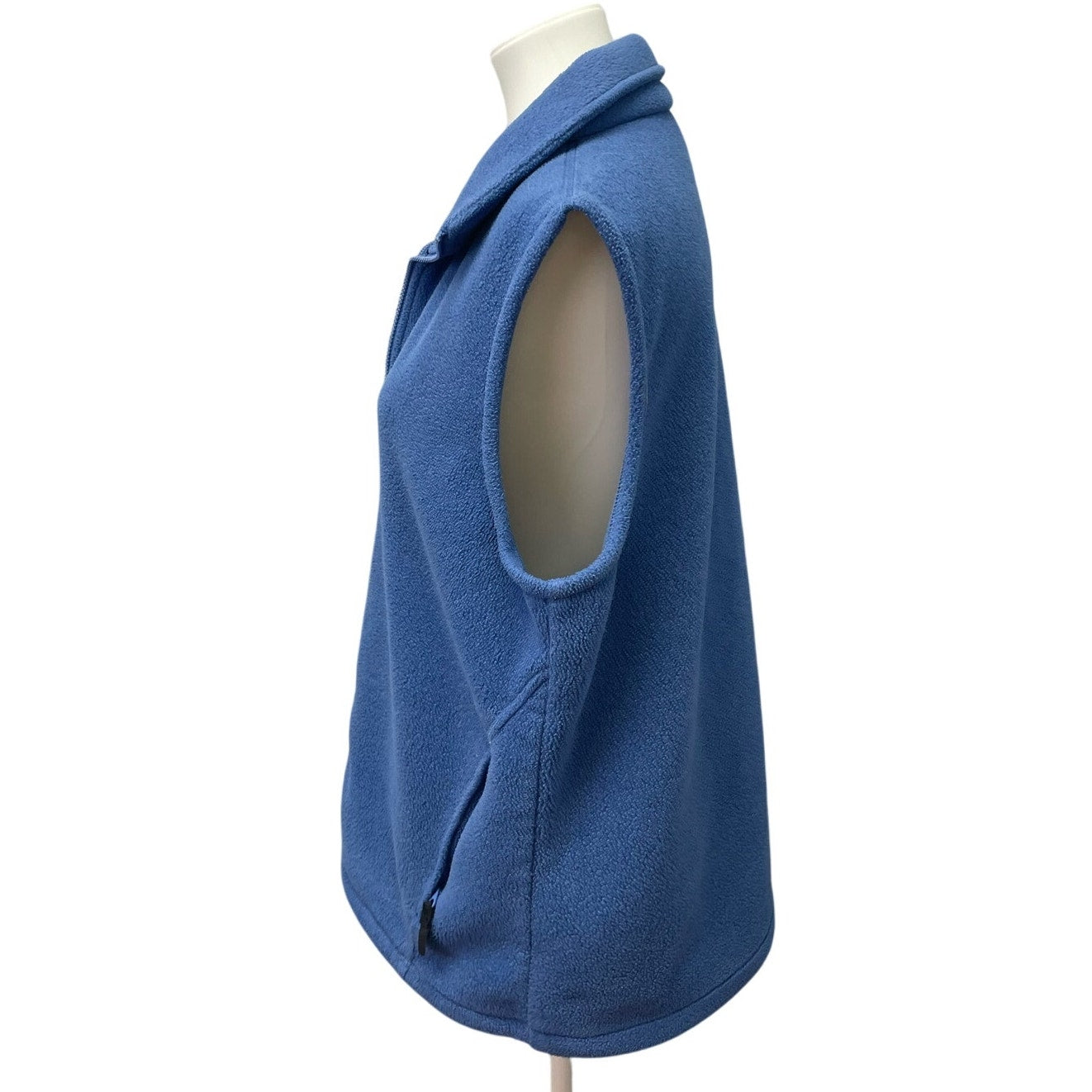 Columbia Womens Large Sleeveless 100% Polyester Full Zip Fleece Vest W Pockets