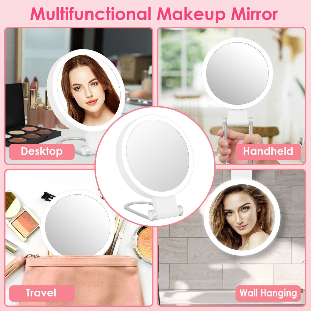 20X/1X Double-Sided Magnifying Makeup Mirror