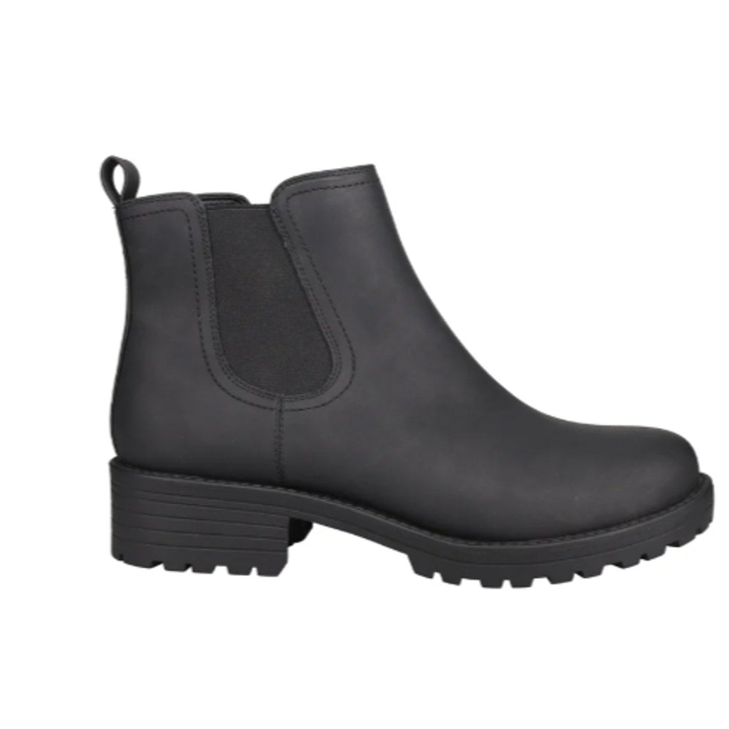 New In Box Buffalo Womens Size 8 Black Water Repellant Faux Leather Anna Boots