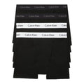 New 4 Pack Calvin Klein Mens Large Black 100% Cotton Boxer Briefs Underwear