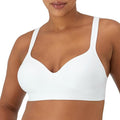 NWT New Bali Womens Size 38D White Cool Comfort Revolution Wire Free Bra