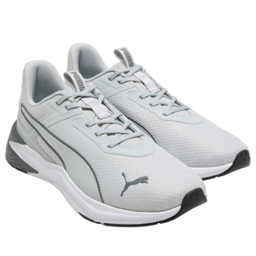 Puma Mens Size 9.5 White Gray Disperse Lace Up Athletic Sneaker Shoes w Box