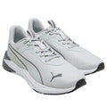 Puma Mens Size 9.5 White Gray Disperse Lace Up Athletic Sneaker Shoes w Box