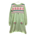 Gymboree Girls Size 10 Long Sleeve Pastel Flower Knit Sweater Dress w Pockets