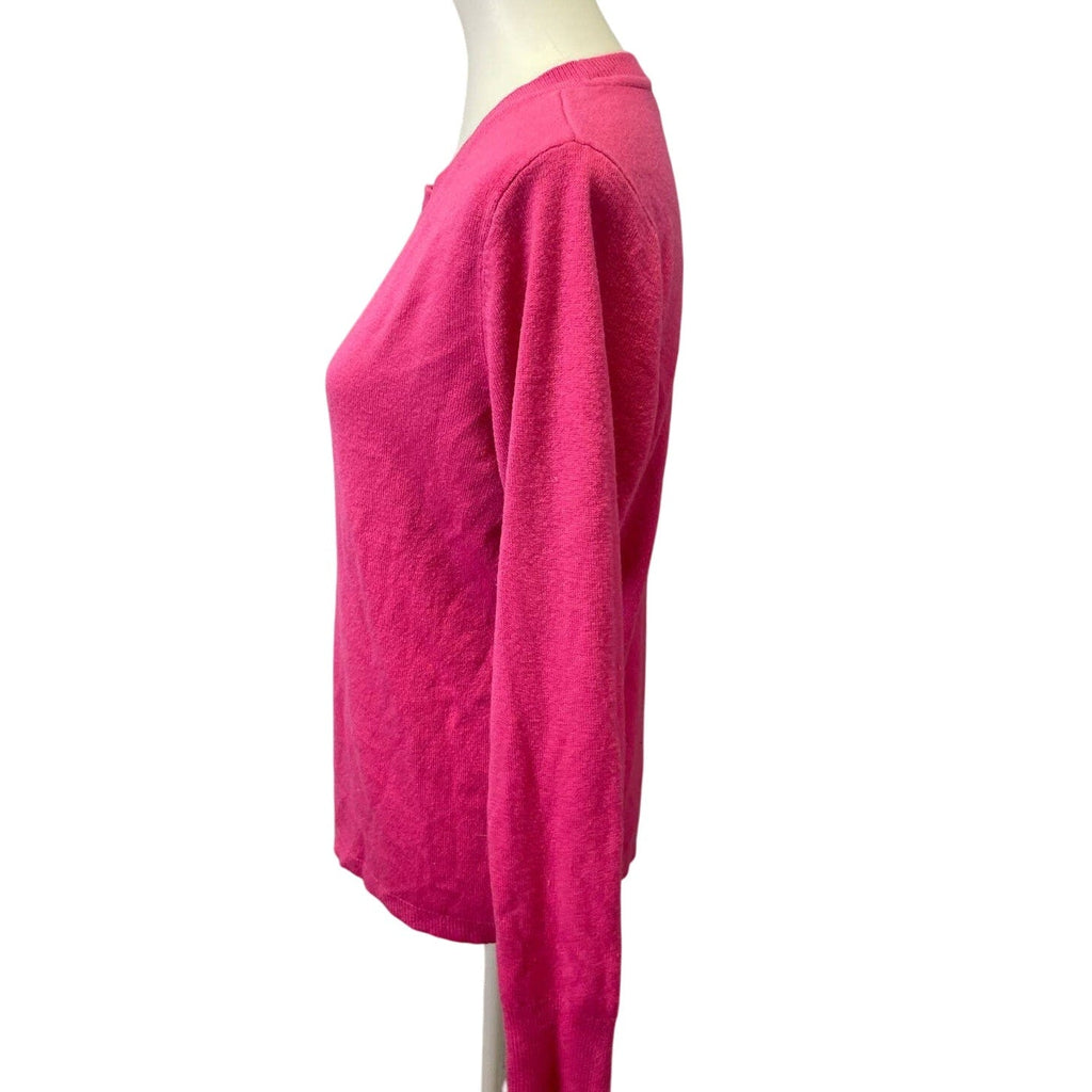 Croft & Barrow Womens Medium Long Sleeve Acrylic Crew Neck Pullover Sweater