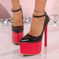 Womans Stylish : Platform High Heel Pumps