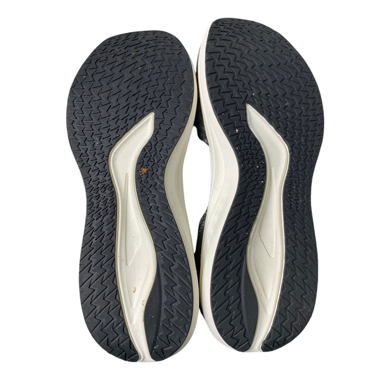 Mens 11.5 Gray White Slip On Casual Walking Arch Support Comfort Loafters Shoes