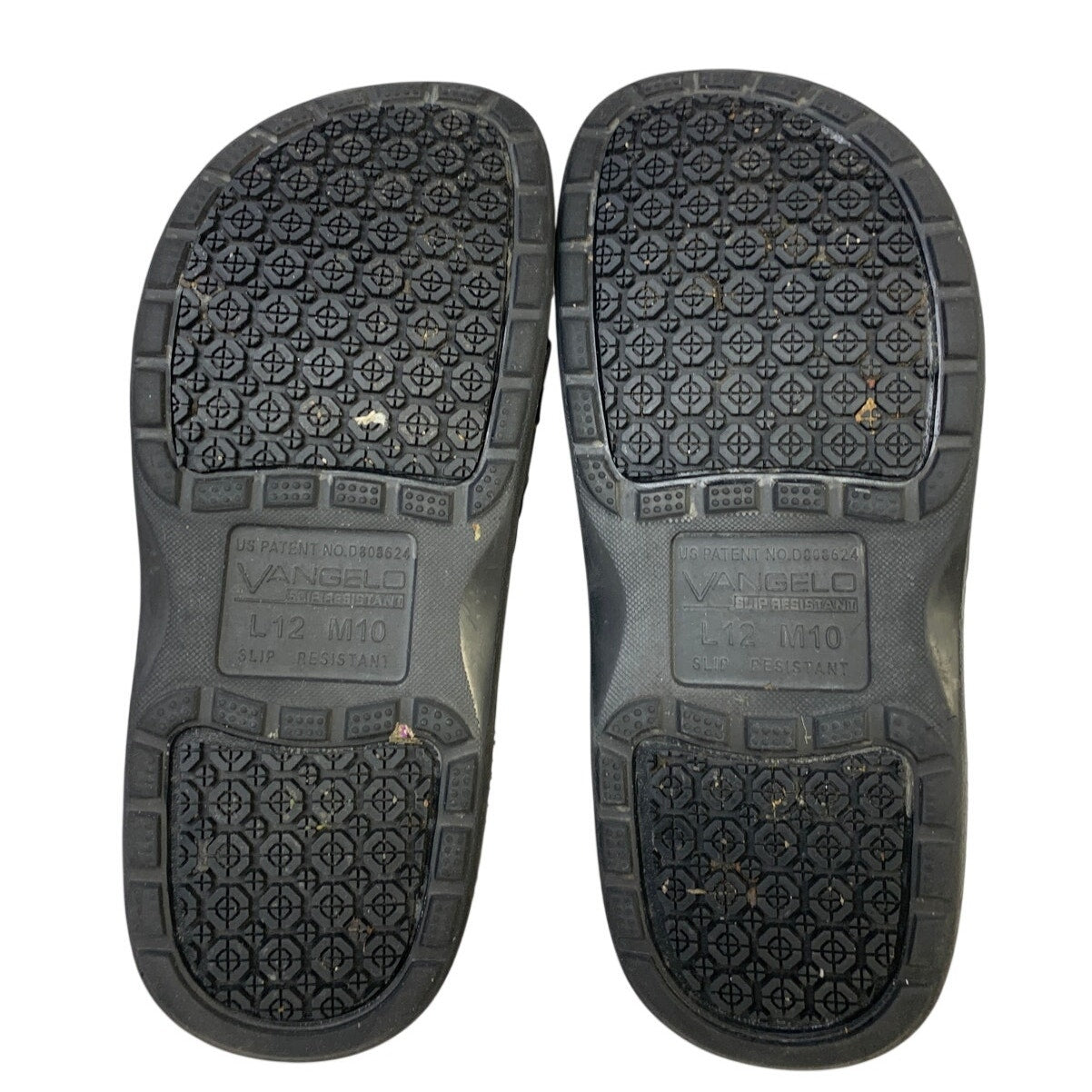 Vangelo Mens Size 10 Black Clog Slip On Closed Round Toe Waterproof Shoes