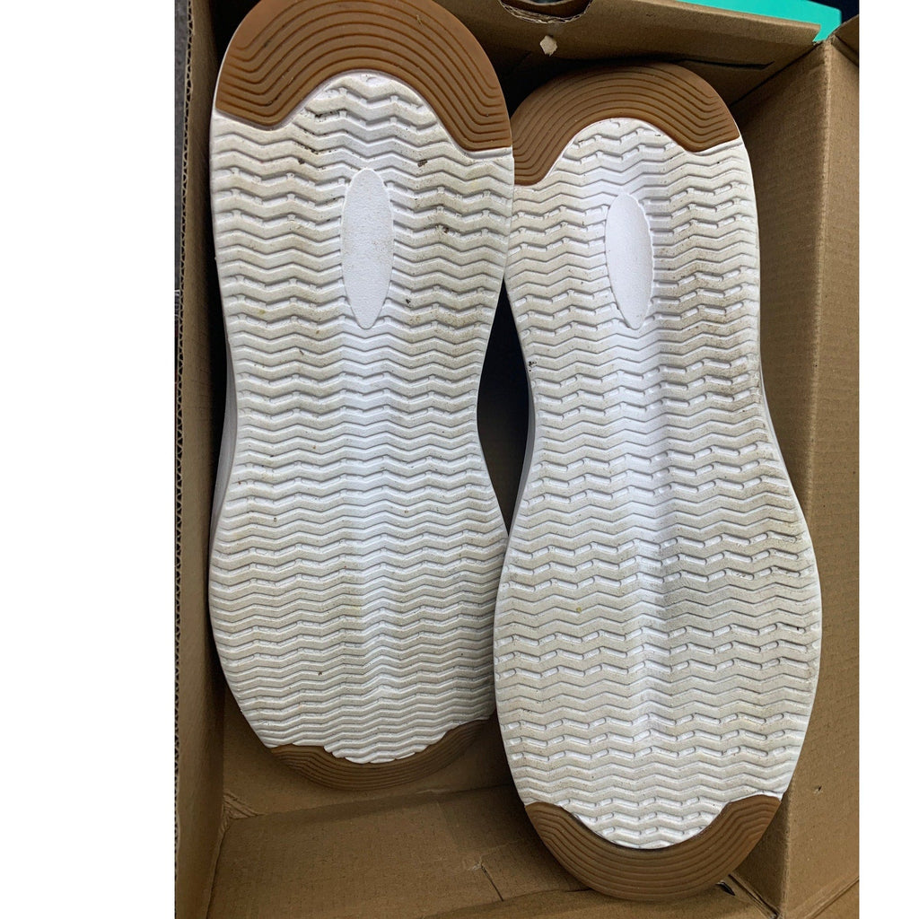 Bruno Marc Mens Size 11 White WaveFlex CoreNeat Dress Sneakers Casual Shoes