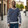 Detroit Steady Boomin Crew Neck Sweater | Luxury Knitted Detroit Apparel