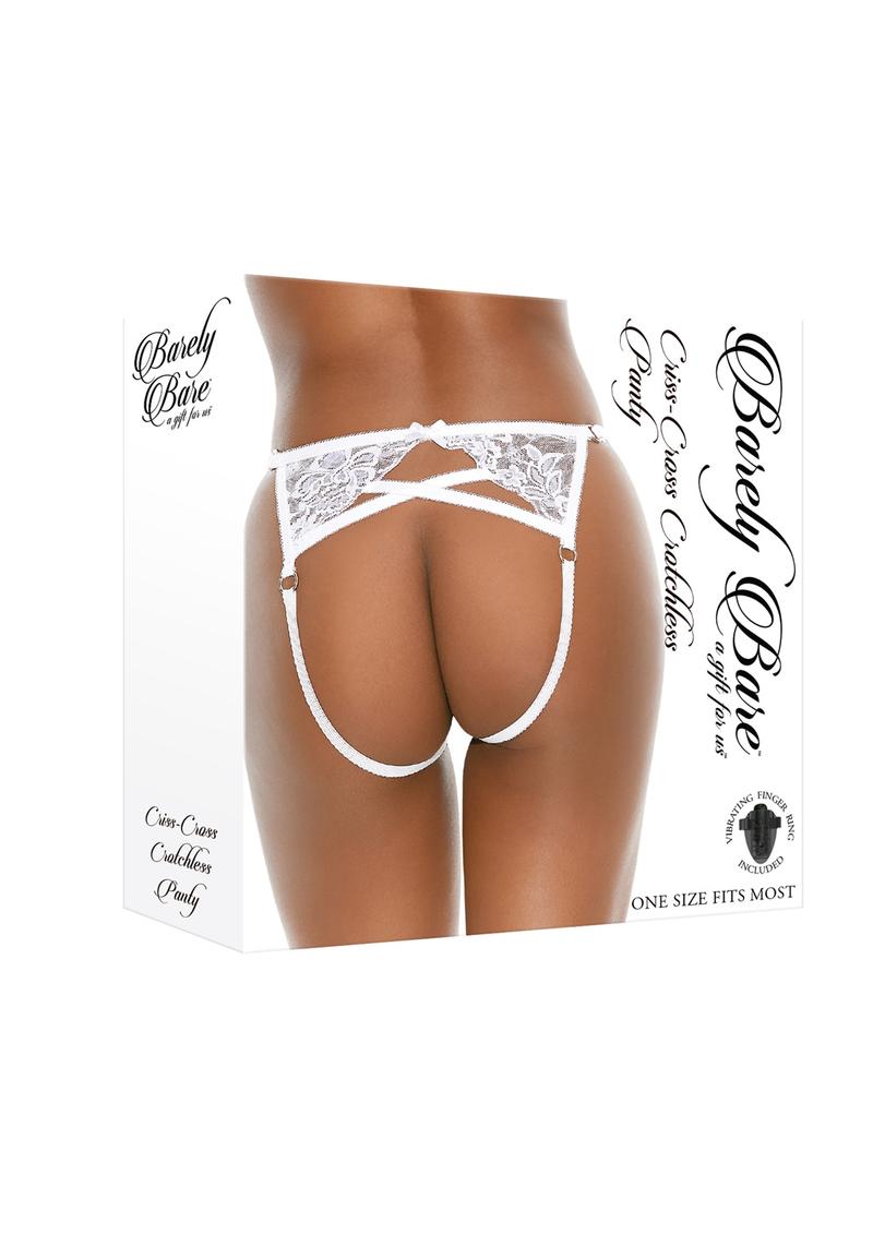 Criss-Cross Crotchless Panty