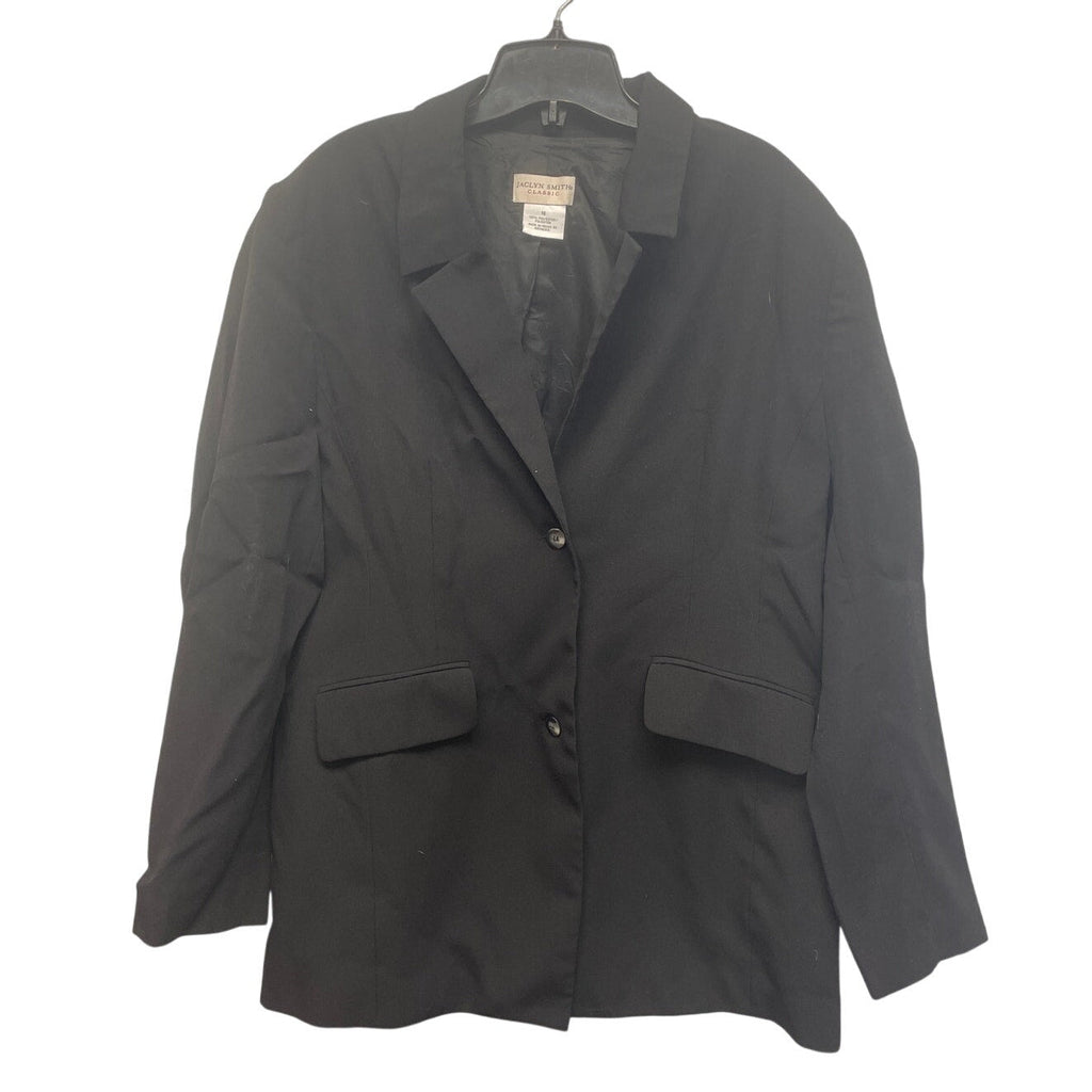 Jaclyn Smith Womens Size 16 100% Polyester Classic Button Up Suit Jacket