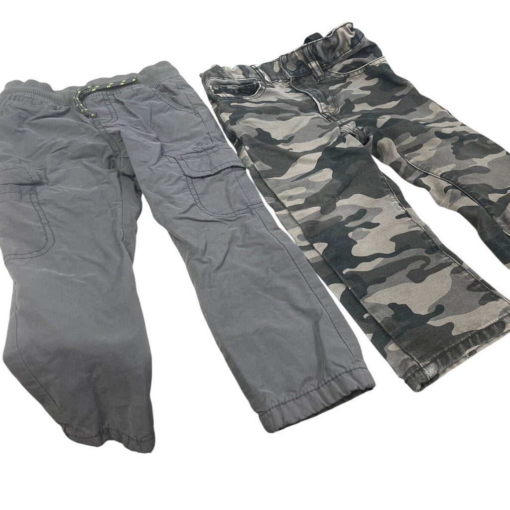 Lot of 3 Baby Boys 2T Baby Gap Cat & Jack Place Camoflage Cargo Pants