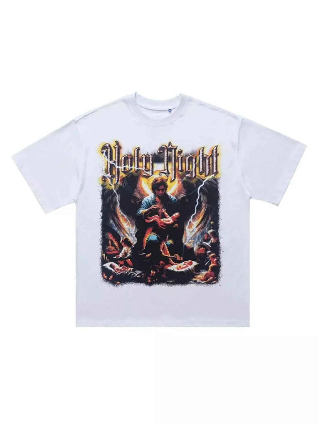 Men's Graphic Round Neck Oversized T-Shirt