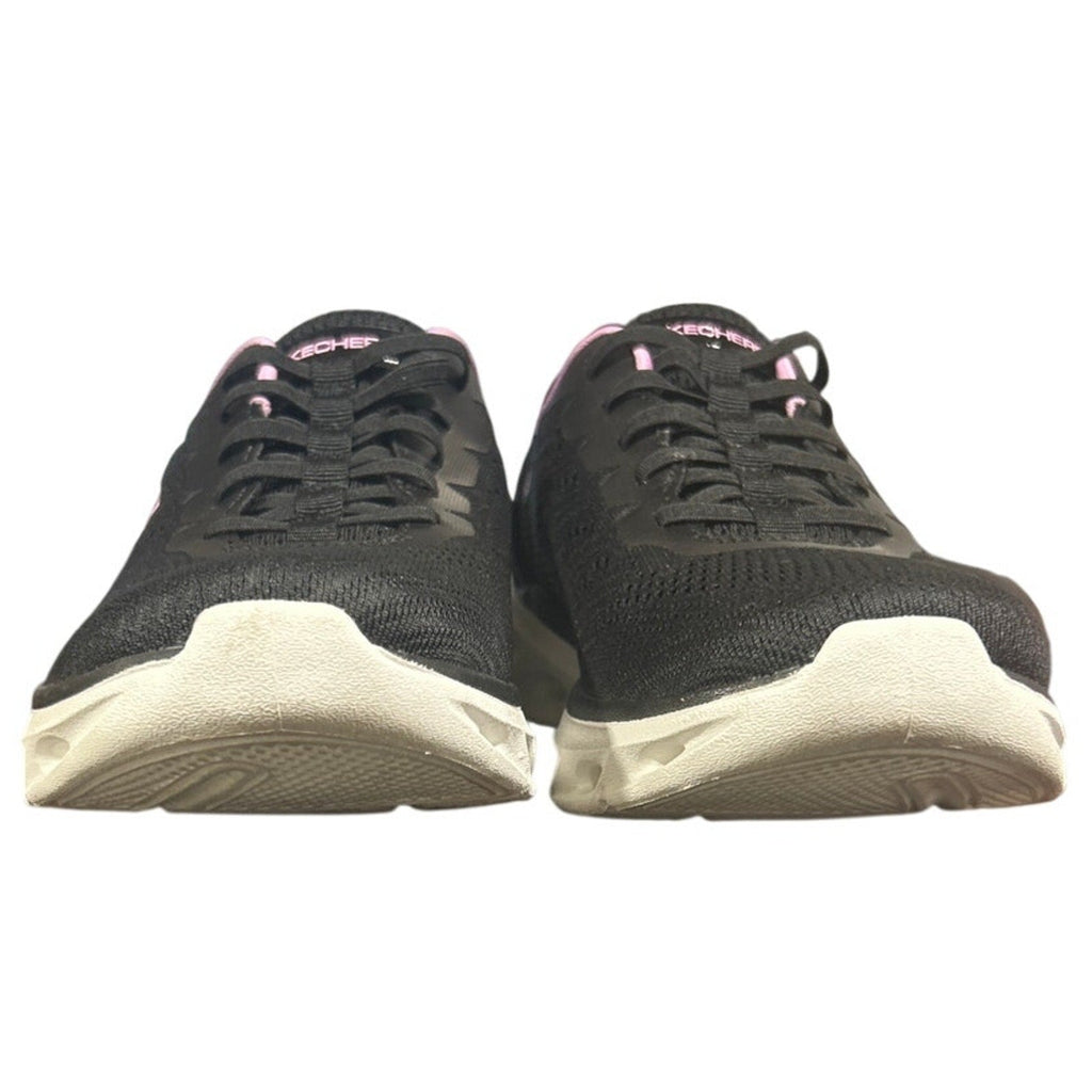New In Box Skechers Womens Size 7 Black Pink Mesh Hands Free Swift Fit Shoes