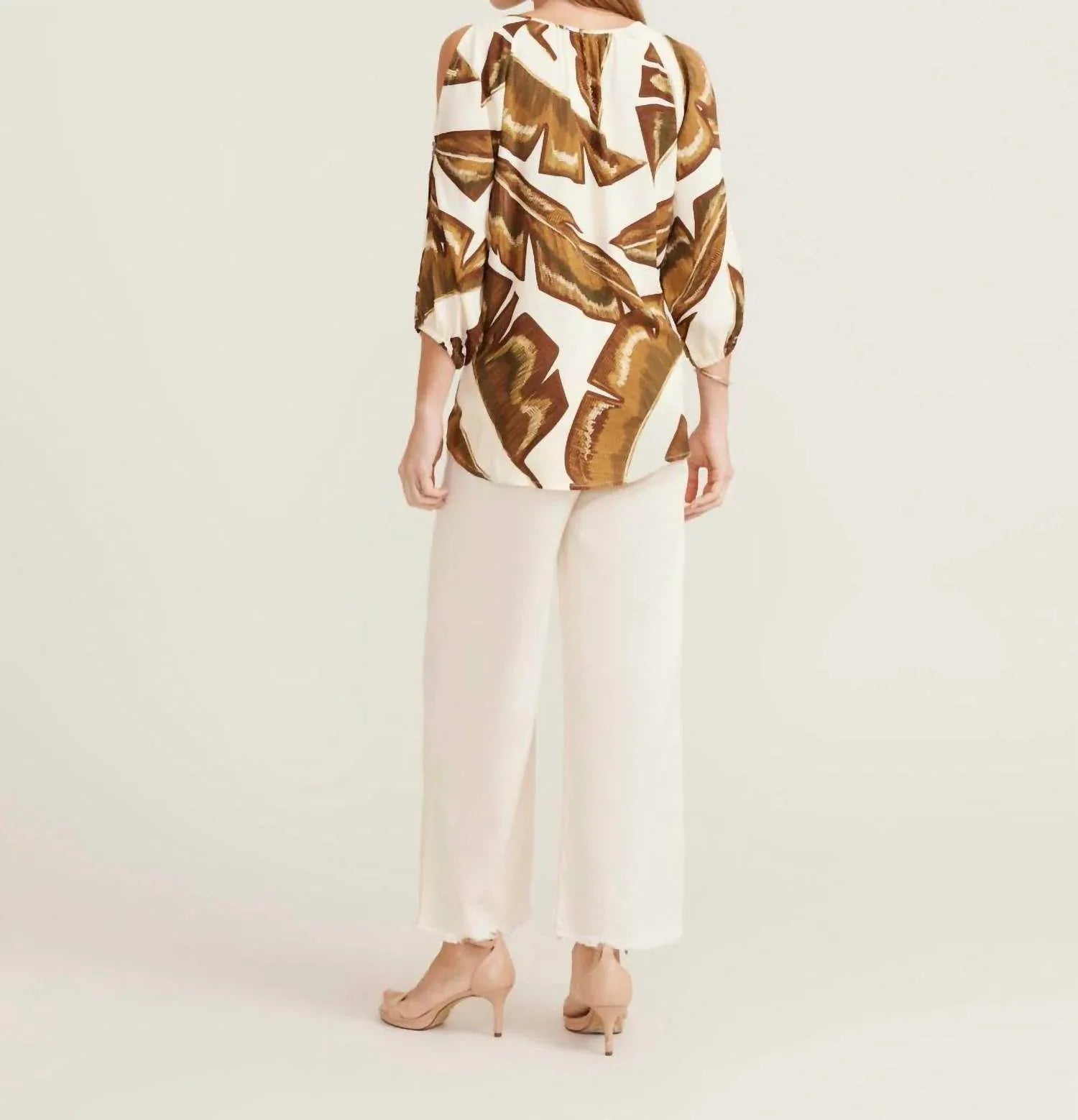 Banana Leaf Peasant Top