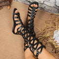 Stylish Open Toe : Lace-Up Sandals
