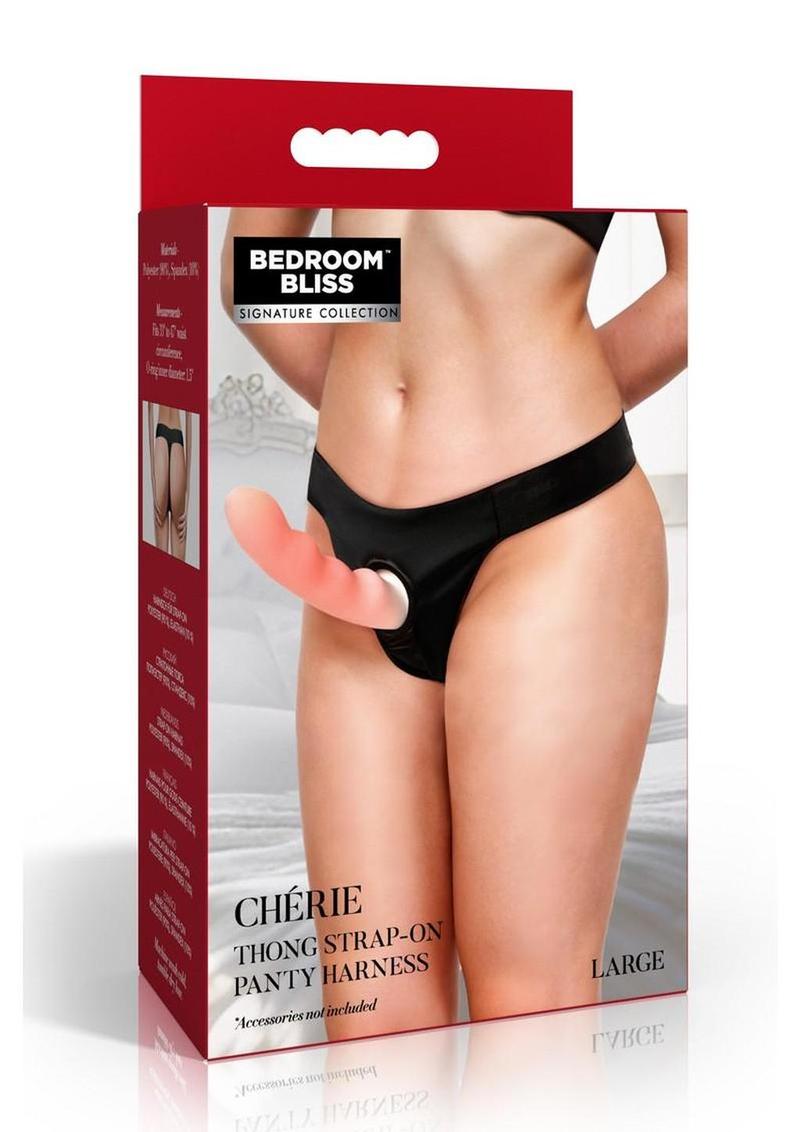 Bedroom Bliss ChÃ©rie Thong Strap-On Panty Harness