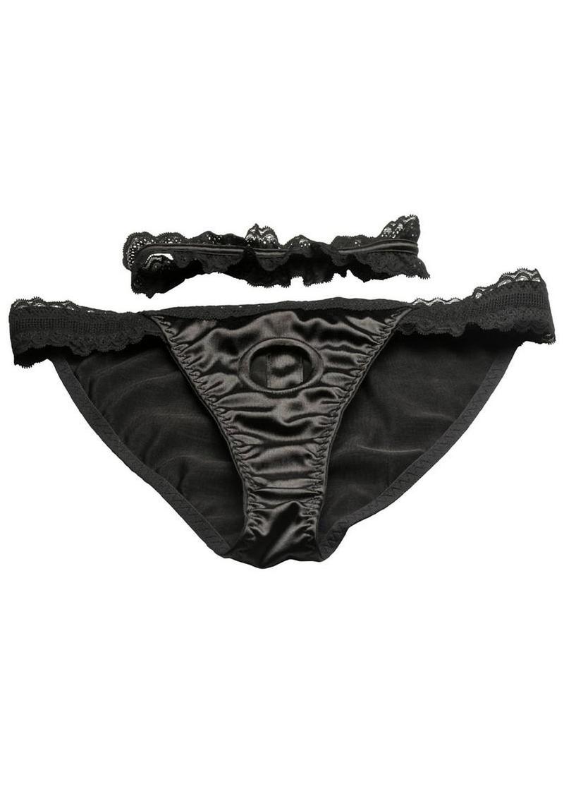 Bedroom Bliss Jolie Strap-On Panty Harness and Garter
