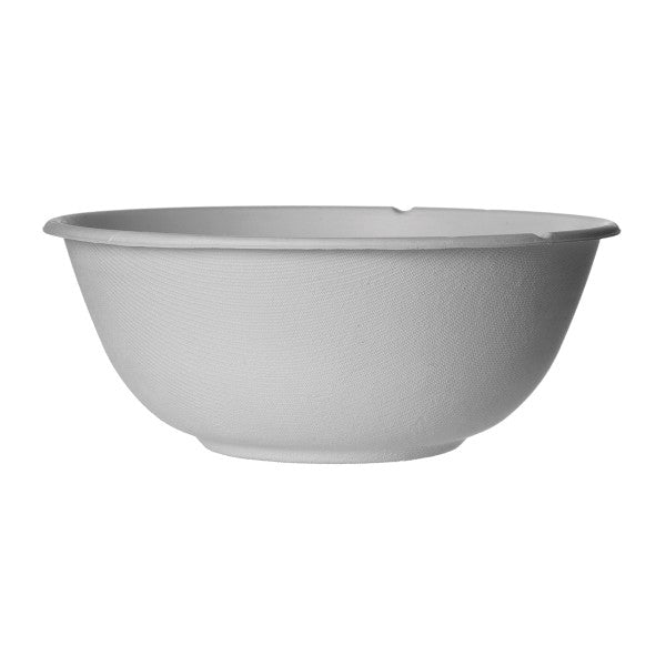 Vegware Compostable Molded Fiber Coupe Bowl, 46 oz, White (QTY 400), SKU BG-BL46-C