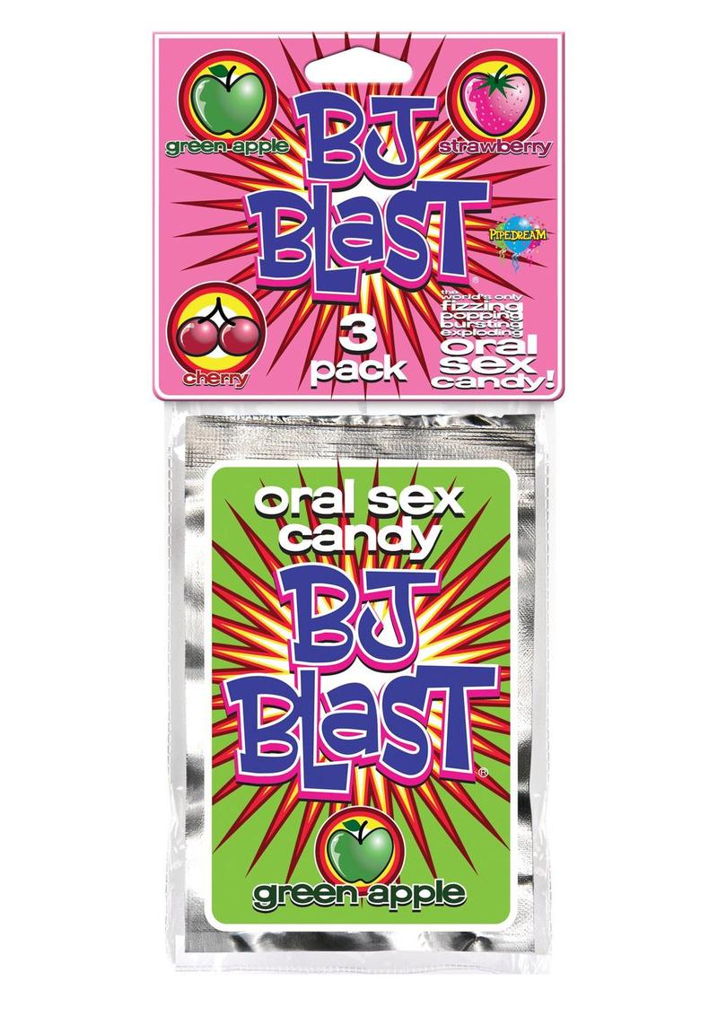 BJ Blast Oral Sex Candy 3 Pack Assorted Flavors